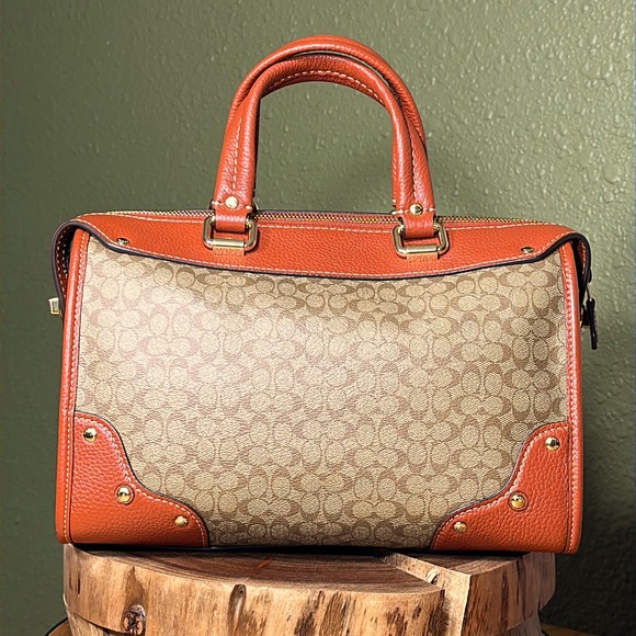 *NWOT* COACH Millie Satchel In Colorblock Signature Canvas - Picture 3 of 16